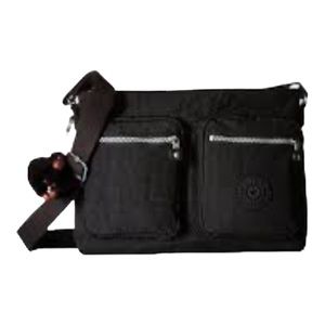 KIPLING Coralie Crossbody Nylon Bag Black VGC!